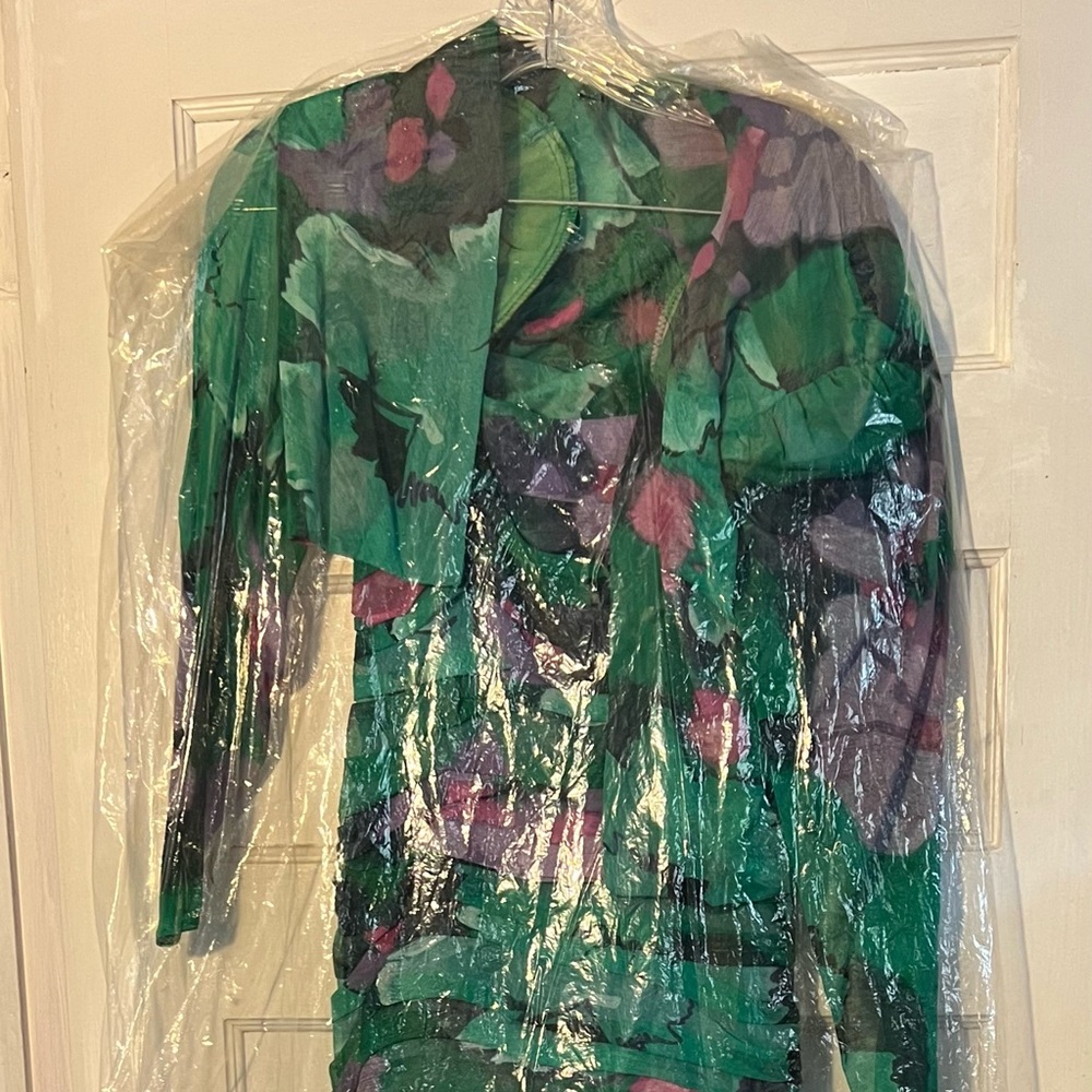 VINTAGE 80’s Prom Dress & Jacket - Picture 2 of 11